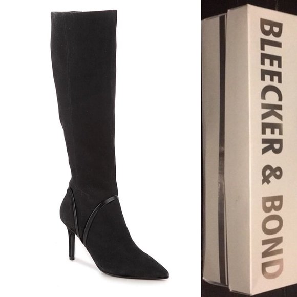 NIB $199 BLEECKER & BOND 6 Maya Knee High Boot Poi
